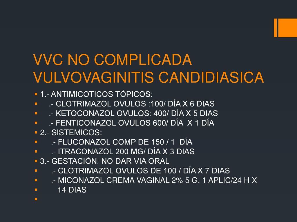 Vulvovaginitis candidiasica tratamiento ovulos